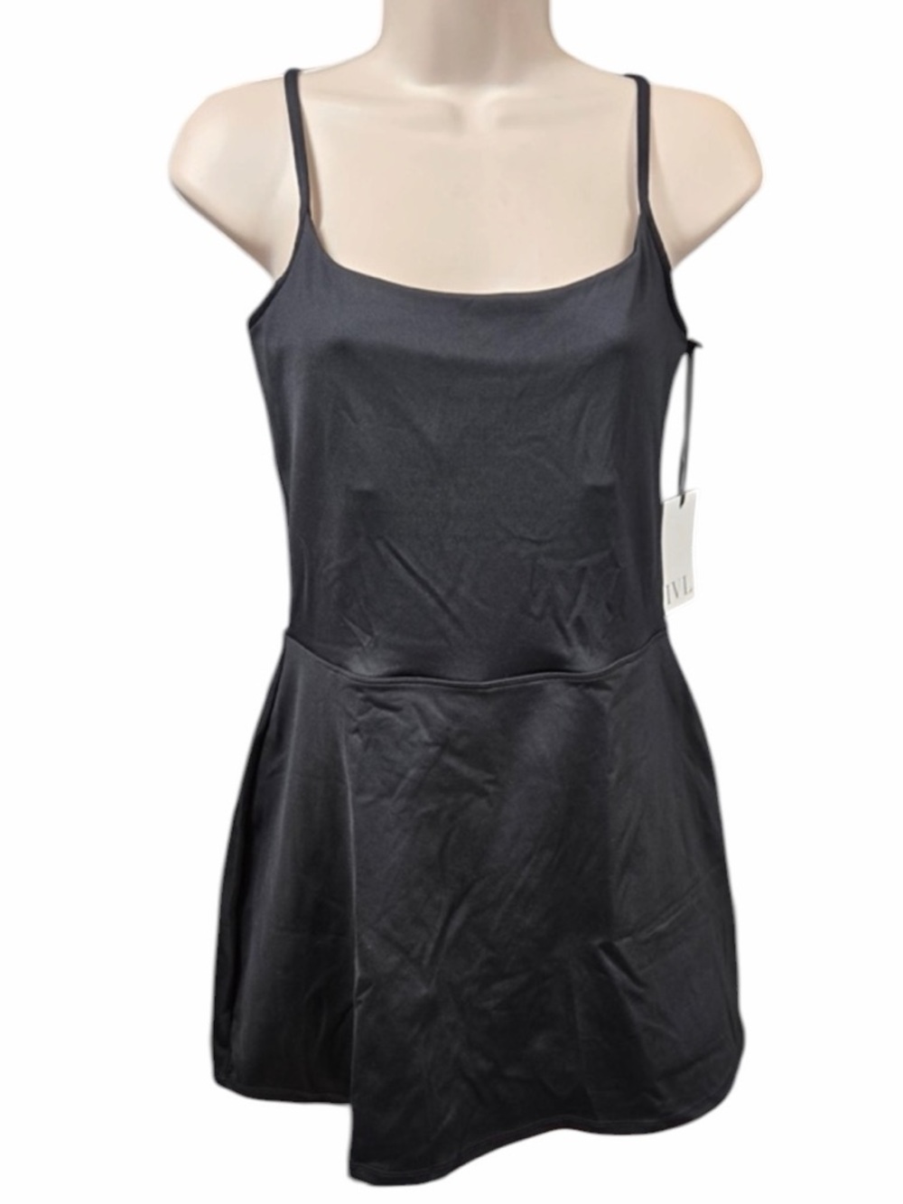 NWT IVL Tennis Dress Jet Black Women’s Size 10 7318 - Picture 4 of 12